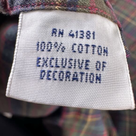 Polo Ralph Lauren Mens XL Lightweight 100% Cotton Button Down Plaid Long Sleeve - Picture 9 of 10
